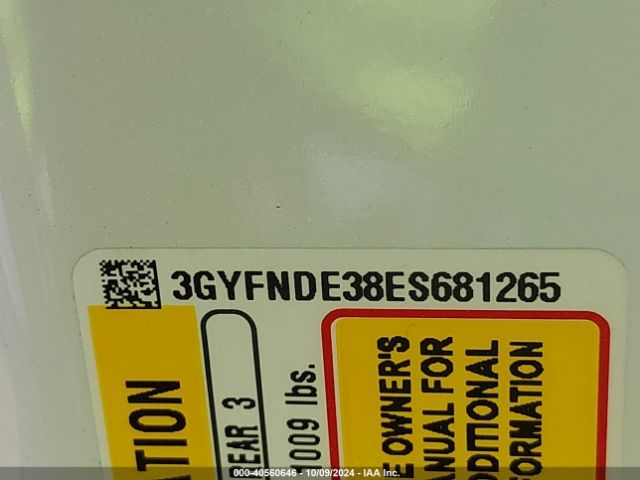 3GYFNDE38ES681265 Cadillac Srx Premium Collection