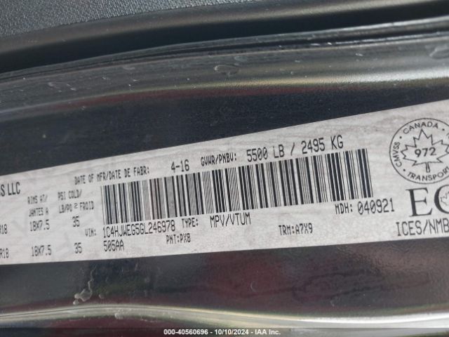 1C4HJWEG5GL246978 Jeep Wrangler Unlimited Sahara
