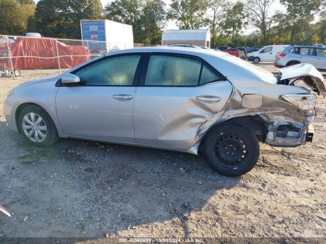 2T1BURHE2FC318749 Toyota COROLLA LE