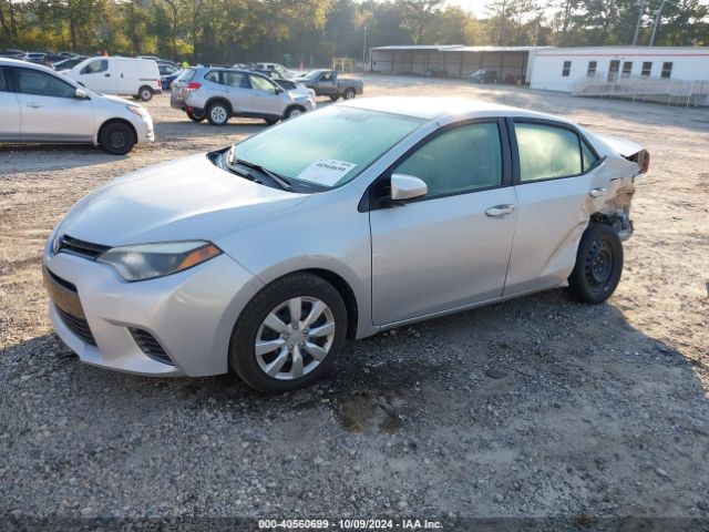 2T1BURHE2FC318749 Toyota COROLLA LE