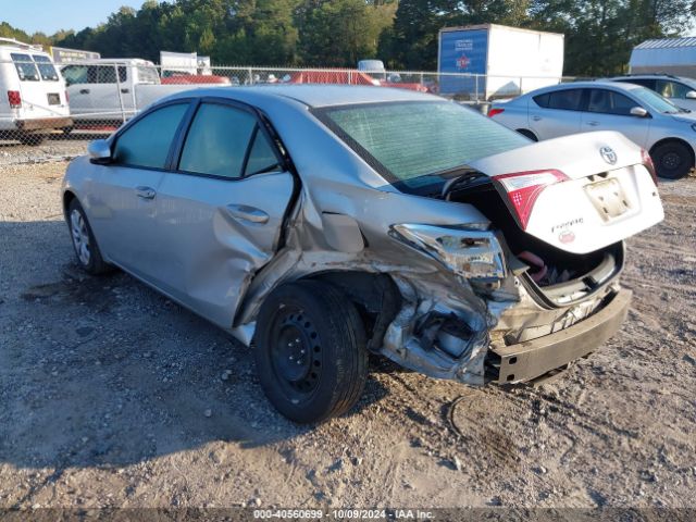 2T1BURHE2FC318749 Toyota COROLLA LE