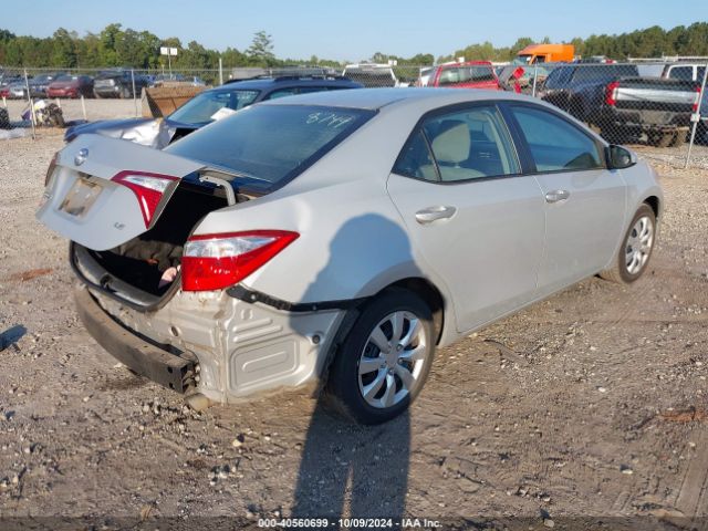 2T1BURHE2FC318749 Toyota COROLLA LE