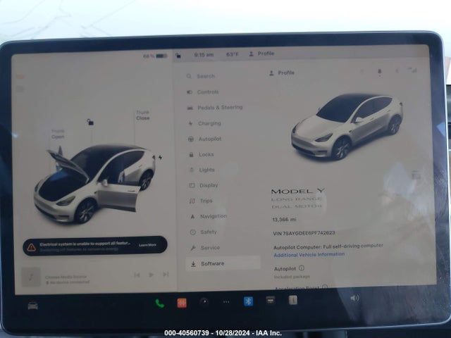 2023 TESLA MODEL Y 7SAYGDEE6PF742623 Photo 6