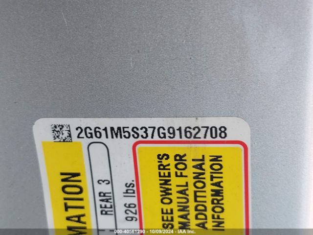 2G61M5S37G9162708 Cadillac Xts Luxury Collection
