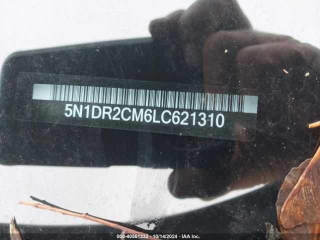 5N1DR2CM6LC621310 Nissan Pathfinder Sl 4wd