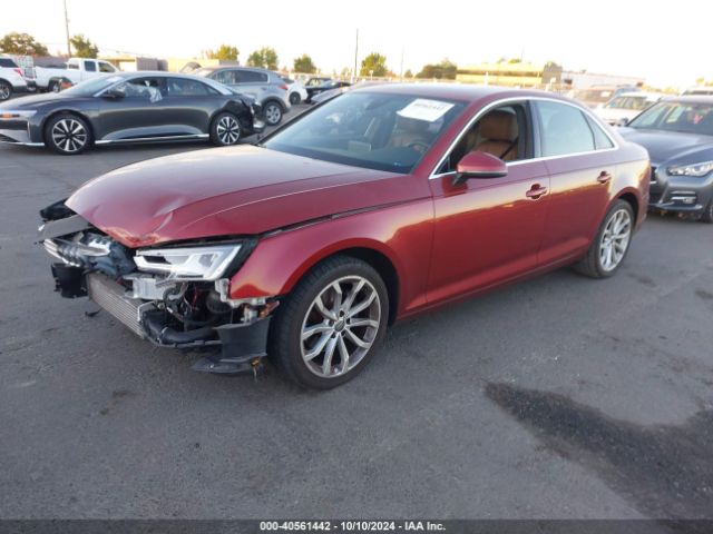 2019 AUDI A4 WAUHMAF43KN004795 Photo 1