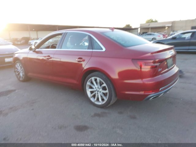 2019 AUDI A4 WAUHMAF43KN004795 Photo 2
