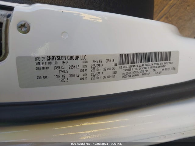 2C4RC1HG4FR514549 Chrysler Town & Country S