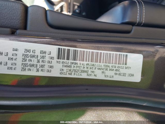 1C4RJFBG2FC898402 Jeep Grand Cherokee Limited