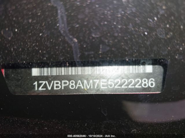 1ZVBP8AM7E5222286 Ford Mustang V6