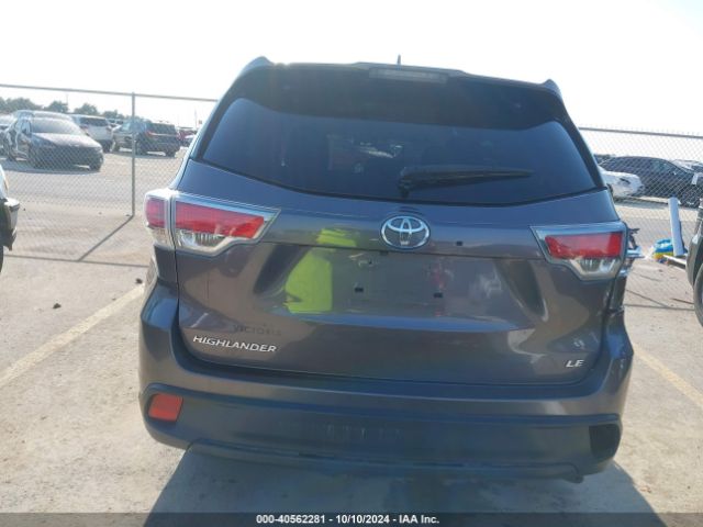 5TDZKRFH6FS077271 Toyota Highlander Le Plus V6