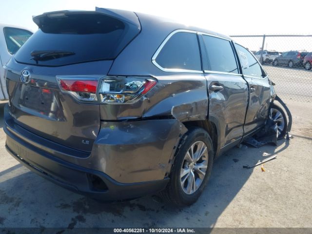 5TDZKRFH6FS077271 Toyota Highlander Le Plus V6