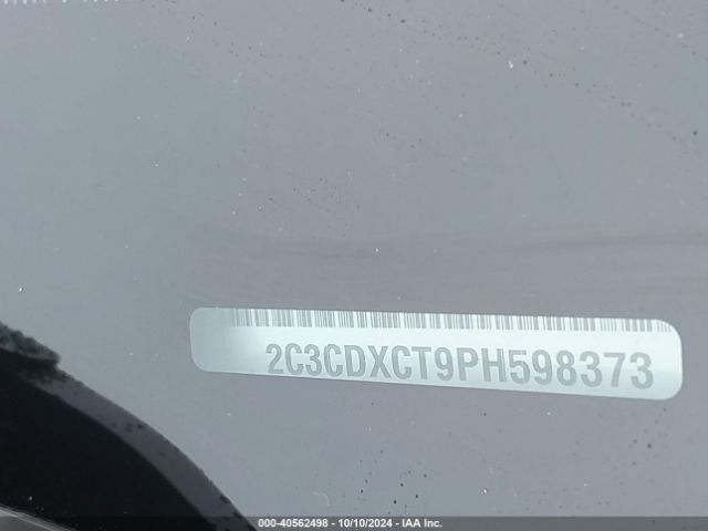 2C3CDXCT9PH598373 Dodge CHARGER R/T