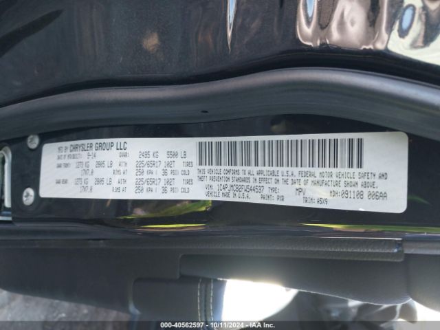 1C4PJMCB2FW544537 Jeep Cherokee Latitude
