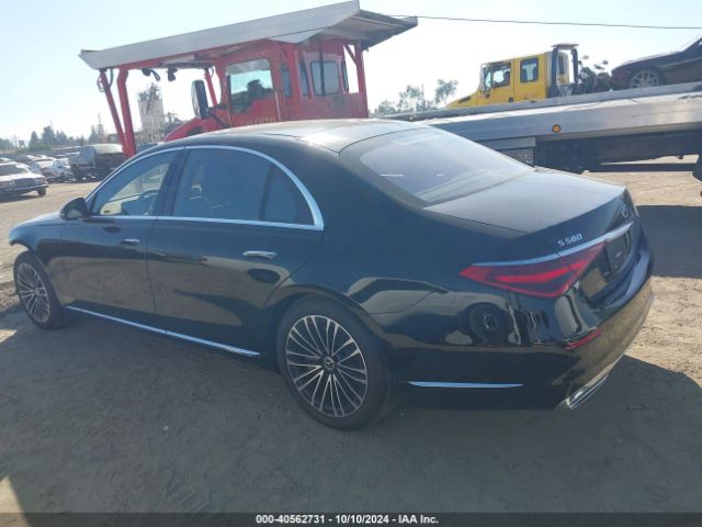 2022 MERCEDES-BENZ S 580 W1K6G7GB3NA126382 Photo 2