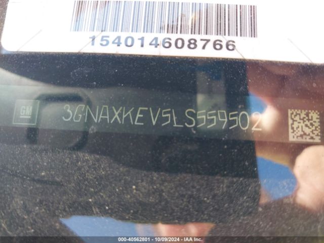 3GNAXKEV5LS559502 Chevrolet Equinox Fwd Lt 1.5l Turbo