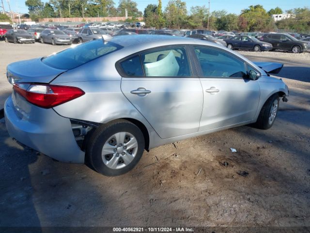 KNAFX4A62F5376482 KIA FORTE LX