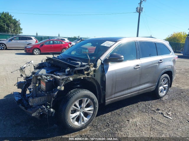 Toyota Highlander Xle V6 2015 5TDJKRFH4FS119319 Image 2