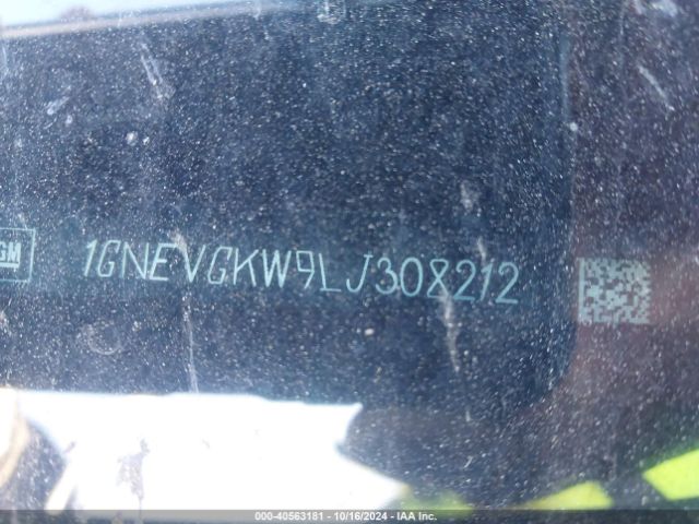 1GNEVGKW9LJ308212 Chevrolet Traverse Awd Lt Cloth