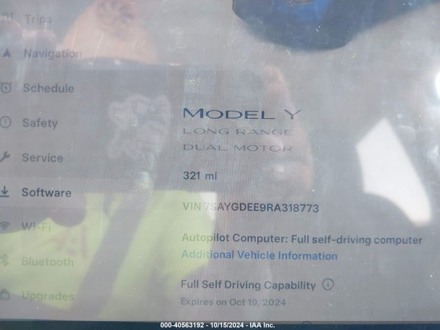 2024 TESLA MODEL Y 7SAYGDEE9RA318773 Photo 6