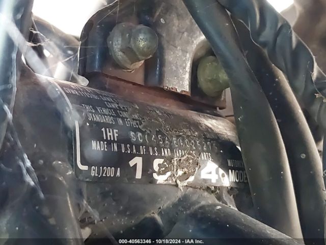 1984 HONDA GL1200 1HFSC1454EA025275 Photo 9
