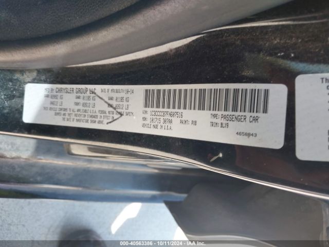 1C3CCCCB7FN607516 Chrysler 200 C