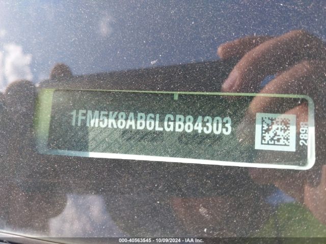 1FM5K8AB6LGB84303 Ford Police Interceptor Utility