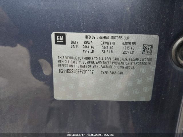 1G11E5SL6EF201117 Chevrolet MALIBU 2LT