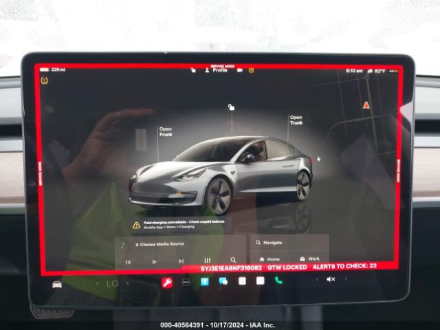 5YJ3E1EA8NF316082 Tesla Model 3 Rear-wheel Drive
