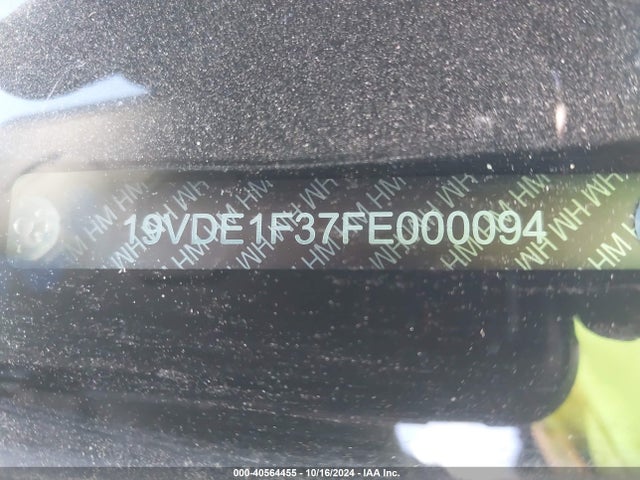 19VDE1F37FE000094 Acura Ilx 2.0l