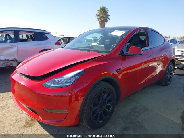 2022 TESLA MODEL Y 7SAYGDEE2NA022343 Photo 1