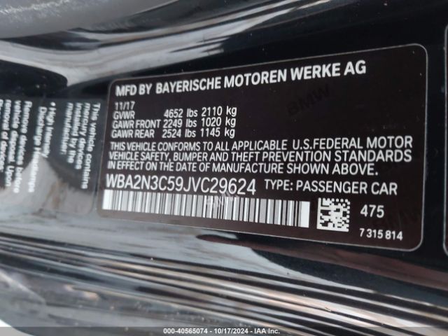 2018 BMW M240I WBA2N3C59JVC29624 Photo 8