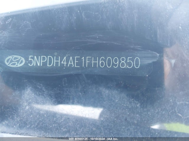 Hyundai ELANTRA SE 2015 5NPDH4AE1FH609850 Image 9