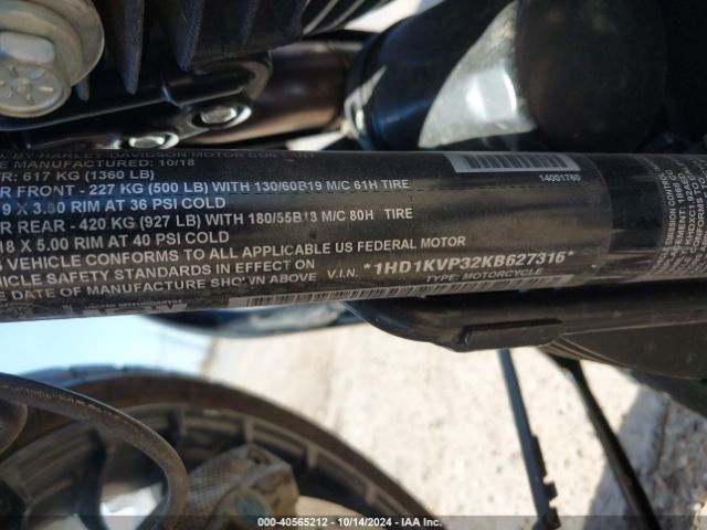 2019 HARLEY-DAVIDSON FLHRXS 1HD1KVP32KB627316 Photo 9