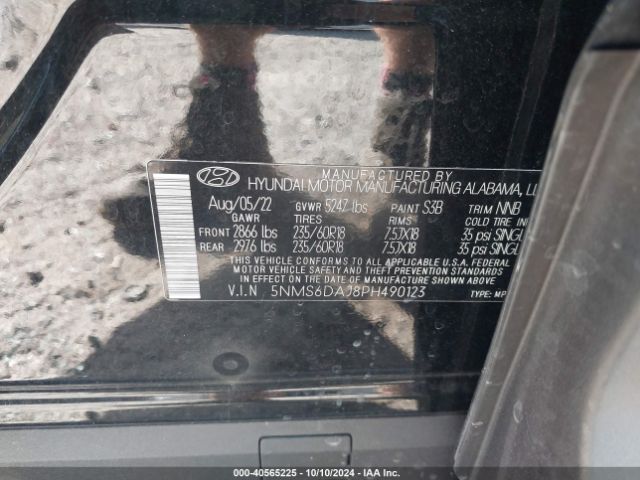 Hyundai Santa Fe Xrt 2023 5NMS6DAJ8PH490123 Image 9