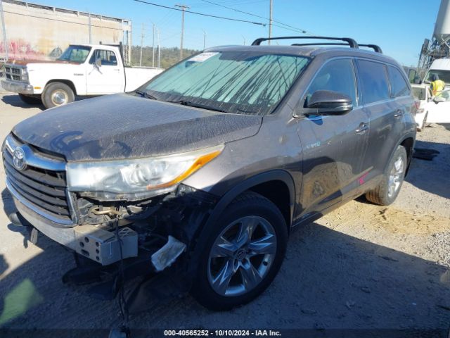 5TDDCRFH7GS016827 Toyota Highlander Hybrid Limited