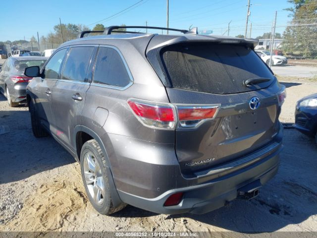 5TDDCRFH7GS016827 Toyota Highlander Hybrid Limited