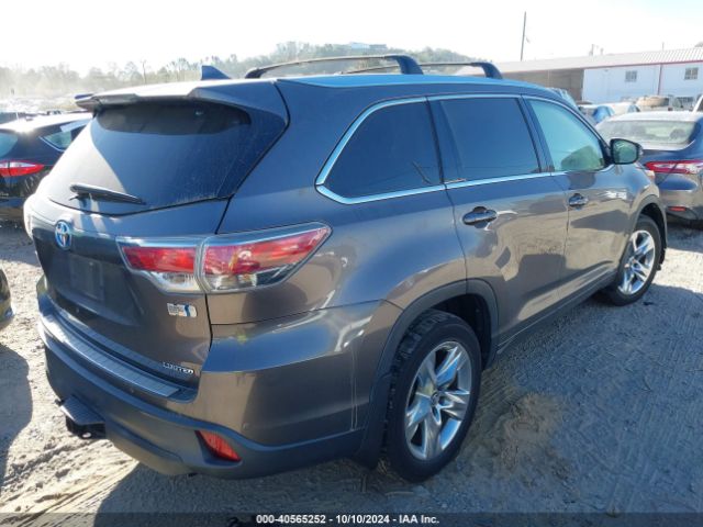 5TDDCRFH7GS016827 Toyota Highlander Hybrid Limited
