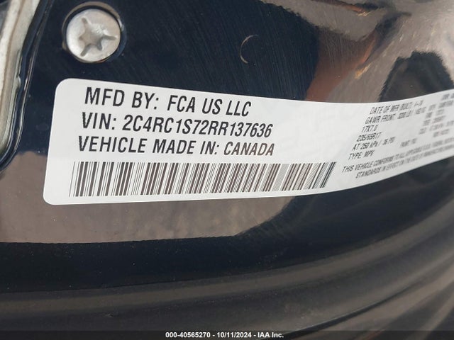 2C4RC1S72RR137636 Chrysler Pacifica Hybrid Select