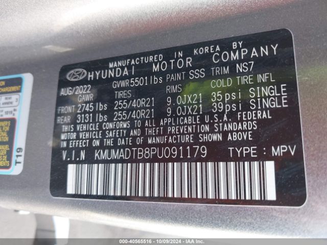 KMUMADTB8PU091179 Genesis Gv70 2.5t Awd