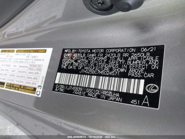 JTHGZ5BC7M5024571 Lexus Rc 350 F Sport