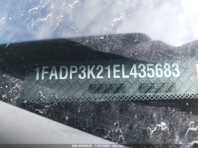 Ford FOCUS SE 2014 1FADP3K21EL435683 Image 9