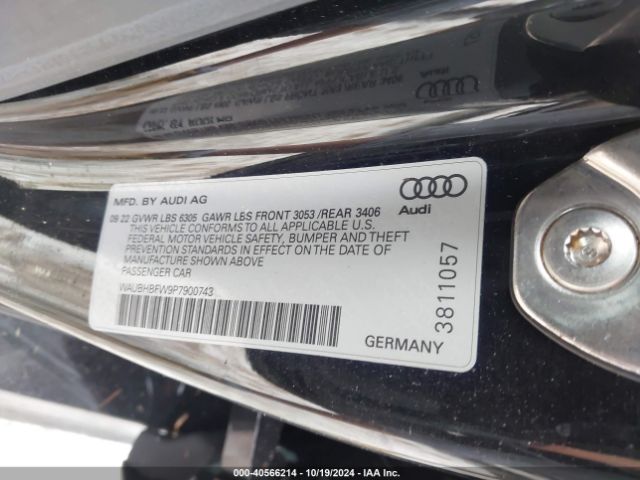 2023 AUDI RS E-TRON GT WAUBHBFW9P7900743 Photo 8