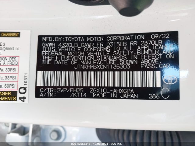 JTNKHMBX0N1135303 Toyota C-hr Nightshade Edition