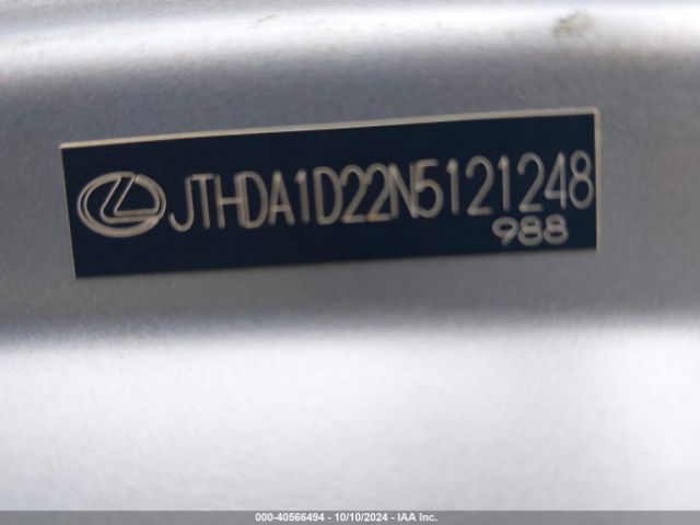 JTHDA1D22N5121248 Lexus IS 300