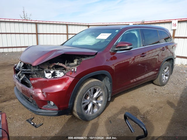 Toyota Highlander Xle V6 2015 5TDJKRFH8FS210898 Image 2