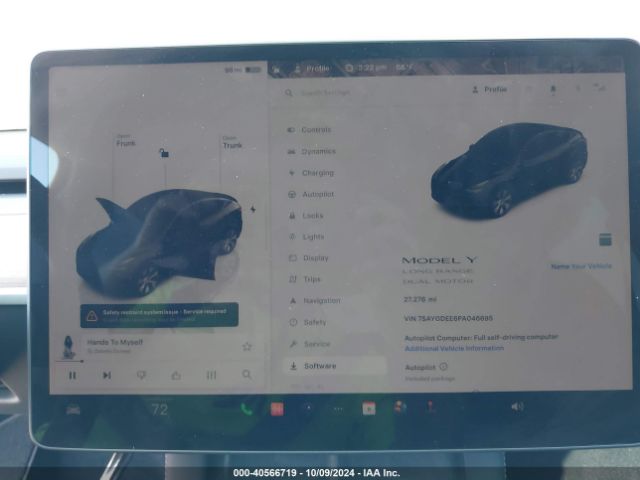 7SAYGDEE6PA046695 Tesla Model Y Awd/long Range Dual Motor All-wheel Drive