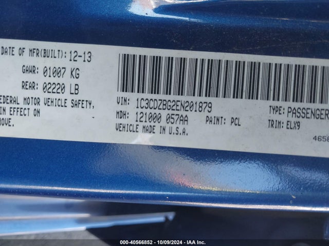 Dodge Avenger R/t 2014 1C3CDZBG2EN201879 Image 9