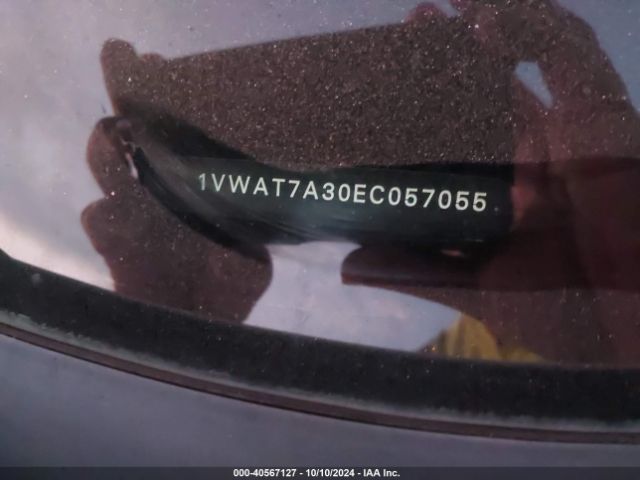 1VWAT7A30EC057055 Volkswagen Passat 1.8t Wolfsburg Edition