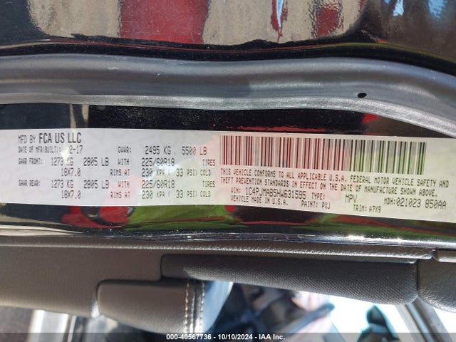 1C4PJMAB5HW631595 Jeep Cherokee Altitude 4x4